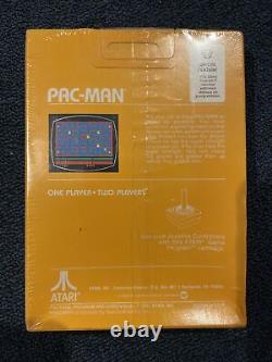 1981 Atari 2600 Pac-Man, Sealed, Orange Box MIB Factory Sealed, Shrink Wrapped