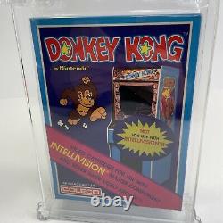 1982 Nintendo Donkey Kong Intellivision Sealed Wata 8.0 Graded Video Game Mario