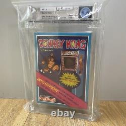 1982 Nintendo Donkey Kong Intellivision Sealed Wata 9.8 Graded Video Game Mario