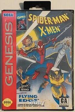 1993 Sega Genesis Spider-Man X-Men Arcade's Revenge Factory Sealed Brand New