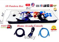 2022 New Pandora's Box 8000 Video Games 3D/2D Double Stick Home Arcade Console
