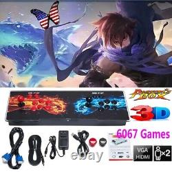 2022 Pandora Box 6067 3D/2D Games in1 Home Double Stick Arcade Console Video New
