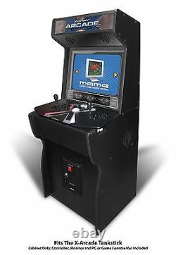 27 Xtension Arcade Cabinet fits X-Arcade Tankstick (With Coin Door Hole)