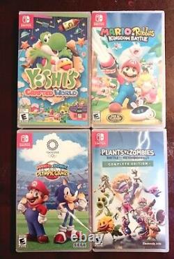 4 Brand New Nintendo Switch Games Bundle. Sealed, Never Opened Brand New