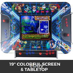 4 PLAYER Cocktail Arcade Machine 2475 Classic Games Commercial Grade 3 Sided