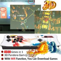 4500 in 1 Wifi Games Pandora's Box 3D Arcade Console Machine Home Video Games US