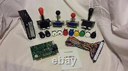 60-1 Kit includes Game bd Joystick Buttons Power Supply Jamma Wiring Harness