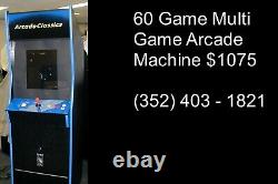 60 Games Coin Operated Arcade Game (Brand New Cabinet / Updated Electronics)