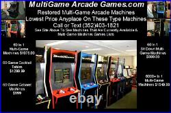 6000+ Games Coin Operated Arcade Game (Brand New Cabinet / Updated Electronics)