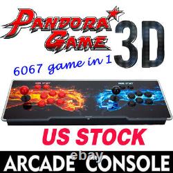 6067 in 1 3D/2D Pandora's Box Arcade Video Games Double Stick Arcade Console US