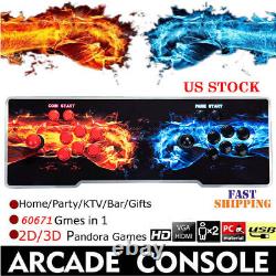 6067 in 1 3D/2D Pandora's Box Arcade Video Games Double Stick Arcade Console US