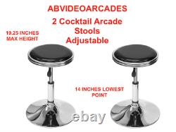 A pair of stools made for cocktail table arcade machine $149.00 on amazon