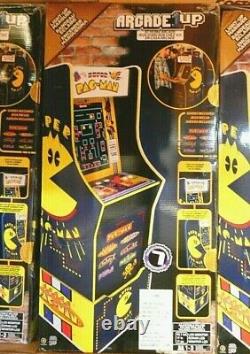 ARCADE1UP Super Pac-Man Galaga Dig Dug Light up Marquee 7 Games in 1 With Riser