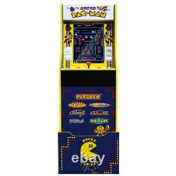 ARCADE1UP Super Pac-Man Galaga Dig Dug Light up Marquee 7 Games in 1 With Riser
