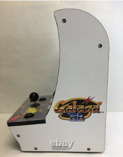 Arcade 1Up Retro Tabletop Galaga 88 CounterCade 5 Games in 1, Purple & White