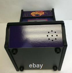 Arcade 1Up Retro Tabletop Galaga 88 CounterCade 5 Games in 1, Purple & White