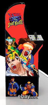 Arcade 1up Xmen Vs Street Fighter Retro Video Game Cabinet Riser 4 games In 1