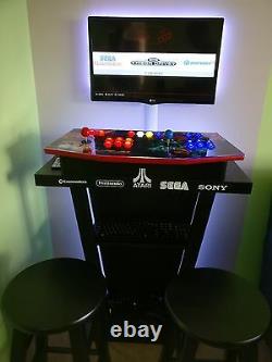 Arcade Control Panel with Custom Graphics and Zippy Control Kit, Cam Lock Kit