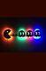Arcade Pac Man Lighted Led Sign Game Room, Retro, Man Cave, Bedroom, Night Light