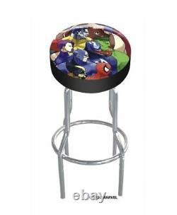 Arcade marvel vs cap 4games in 1, with stool