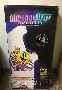 Arcade1UP Legacy Edition Pacmania Bandai 14 Games Legacy Riser NEW