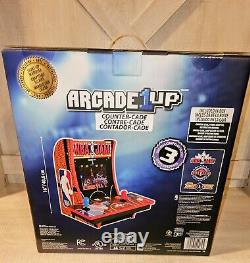 Arcade1UP NBA Jam (2-Player) Counter-cade with Lit Marquee & Port New