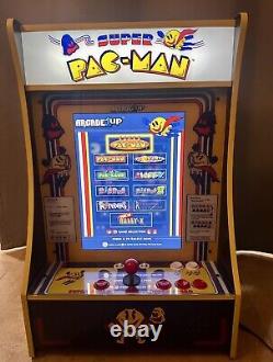 Arcade1Up 10 Game PartyCade Plus Portable Arcade Machine Super PacMan