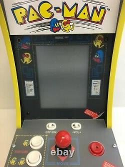Arcade1Up Collectible PacMan CounterCade Machine, 5 Games in 1, Black&Yellow