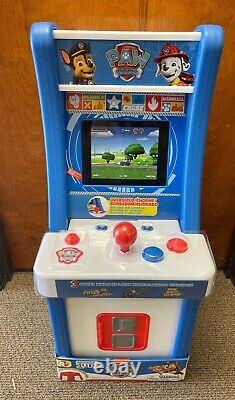 Arcade1Up Jr. PAW Patrol 3 Games Arcade Machine with Stool Multicolor NEW