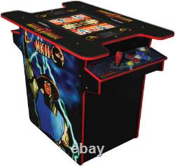 Arcade1Up Mortal Kombat/Midway Head-to-Head Gaming Table with Light Up Decks Ne