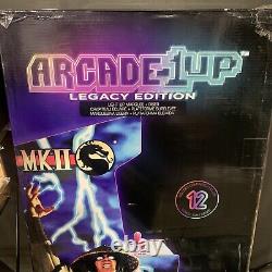 Arcade1Up Mortal Kombat Midway Legacy Edition Game Cabinet withRiser & 2 Stools