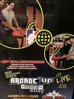 Arcade1Up NBA Jam, WiFi, Light-Up Marquee With Riser & Stool