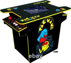 Arcade1Up PAC-MANT Head-to-Head Gaming Table & Light up Decks New