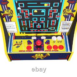 Arcade1Up Super Pac-Man, 10 Games in 1, Video Game Partycade