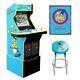 Arcade1up The Simpsons Arcade With Stool Riser & Tin Wall Sign Brand New