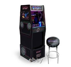 Arcade1Up Tron Home Arcade with Riser and Stool NEW OPEN