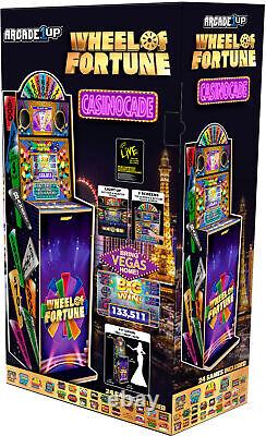 Arcade1Up Wheel of Fortune Casinocade Deluxe Arcade Game purple