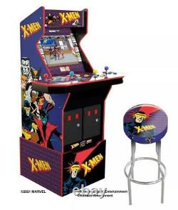 Arcade1Up X-Men 4 Player Arcade Machine with Stool & Riser