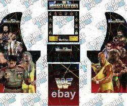 Arcade1up Arcade Cabinet Graphic Decal Complete Kits WrestleFest Custom