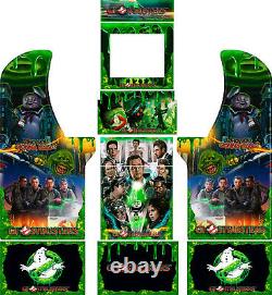 Arcade1up Cabinet Riser Graphics Ghostbusters Graphic Wrap Sticker Decal Set
