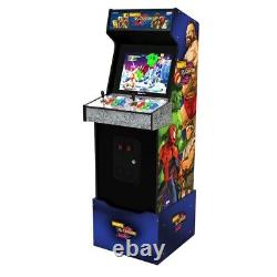Arcade1up Marvel Vs Capcom 2 Arcade, Lit Marquee And Riser Game Room, Man Cave