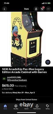 Arcade1up Pac-Man 12 in 1 legacy edition