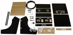 Bartop Arcade Kit Bundle Plexi Glass,2 Player USA Quick Assembly Cam Lock 