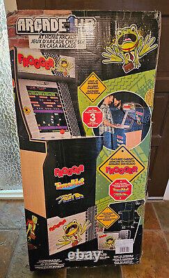 Brand New -Rare- Frogger Arcade 1UP 3/4 Scale Arcade Machine & Riser