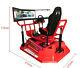 Commercial Vr 3 Screen Car Racing Virtual Reality Simulator Realistic Arcade