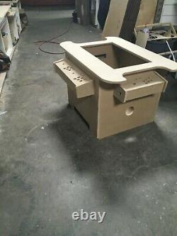 DIY Cocktail arcade cabinet 3 sided with flip top