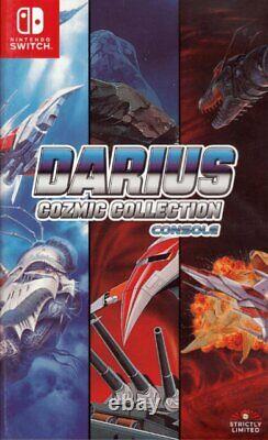 Darius Cozmic Collection Console Nintendo Switch Postcard + Sagaia Pin NEW