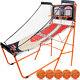Deco Home Indoor Basketball Arcade Game, 1-4 Player, Led Scoreboard With 8 Games