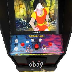 Dragon's Lair 3 Games in 1 Home Arcade Video Game Machine Cabinet Custom Riser