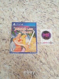 Dragon's Lair Trilogy PlayStation 4 ps4 brand new sealed y fold limited run